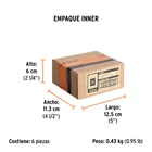 Estuche con 5 puntas torx T8 largo 2', TRUPER EXPERT 7