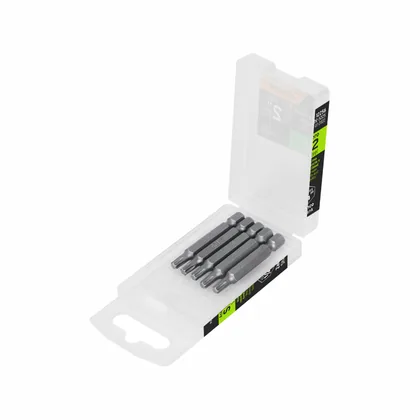 Estuche con 5 puntas torx T25 largo 2', TRUPER EXPERT