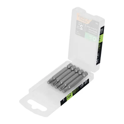 Estuche con 5 puntas torx T30 largo 2', TRUPER EXPERT