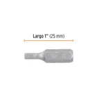 Estuche con 5 puntas hexagonales de 3 mm largo 1', EXPERT 3