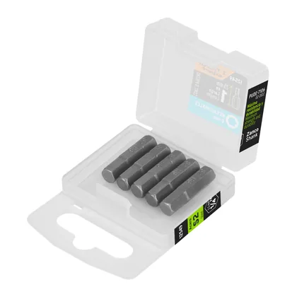 Estuche con 5 puntas hexagonales de 6 mm largo 1', EXPERT