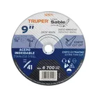 Disco abrasivo de corte preciso acero inox 9' x 2 mm, TRUPER 1