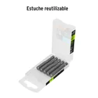 Estuche con 5 puntas hexagonales de 8 mm largo 2', EXPERT 4