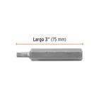 Estuche con 4 puntas brístol combinadas largo 3', EXPERT 3
