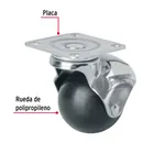 Rodaja esférica, 50 mm con placa giratoria, FIERO 2