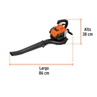 Sopladora / Aspiradora con motor de 26 cc a gasolina, TRUPER 4