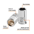 Dado de 3/8', 6 puntas, cuadro 1/4', TRUPER 2