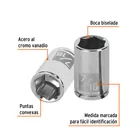Dado de 7/16', 6 puntas, cuadro 1/4', TRUPER 2