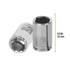 Dado de 7/16', 6 puntas, cuadro 1/4', TRUPER 3