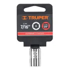 Dado de 7/16', 6 puntas, cuadro 1/4', TRUPER 4