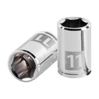 Dado de 11 mm, 6 puntas, cuadro 1/4', TRUPER 1