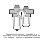 Engrapadora neumática, calibre 18, TRUPER 4