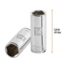 Dado largo de 14 mm, 6 puntas, cuadro 1/4', TRUPER 3