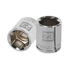Dado de 23 mm, 6 puntas, cuadro 1/2', TRUPER 1