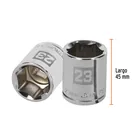 Dado de 23 mm, 6 puntas, cuadro 1/2', TRUPER 3