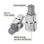 Dado punta hexagonal de 14 mm, cuadro 1/2', TRUPER 2