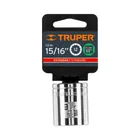 Dado de 15/16', 12 puntas, cuadro 1/2', TRUPER 4