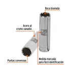 Dado largo de 5/8', 12 puntas, cuadro 1/2', TRUPER 2