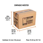 Dado largo impacto de 7/16', 6 puntas, cuadro 1/2', TRUPER 7