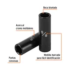 Dado largo impacto de 5/8', 6 puntas, cuadro 1/2', TRUPER 2