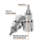 Dado punta torx T-25, cuadro 1/2', TRUPER 2
