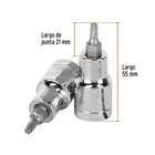 Dado punta torx T-25, cuadro 1/2', TRUPER 3