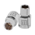 Dado de 11 mm, 12 puntas, cuadro 1/2', TRUPER 1