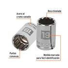 Dado de 19 mm, 12 puntas, cuadro 1/2', TRUPER 2