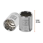 Dado de 22 mm, 12 puntas, cuadro 1/2', TRUPER 3