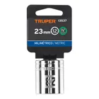 Dado de 23 mm, 12 puntas, cuadro 1/2', TRUPER 4