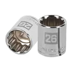 Dado de 26 mm, 12 puntas, cuadro 1/2', TRUPER 1