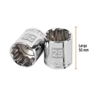 Dado de 29 mm, 12 puntas, cuadro 1/2', TRUPER 3