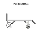 Rueda imponchable 10' para eje central, TRUPER 4