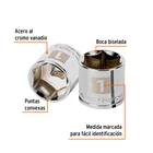 Dado de 1', 6 puntas, cuadro 3/8', TRUPER 2