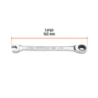 Llave combinada con matraca 11mm x 160 mm largo, EXPERT 3