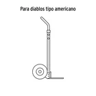 Rueda neumática 8' para eje lateral, TRUPER 4