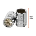 Dado de 14 mm, 12 puntas, cuadro 3/8', TRUPER 3