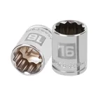 Dado de 16 mm, 12 puntas, cuadro 3/8', TRUPER 1