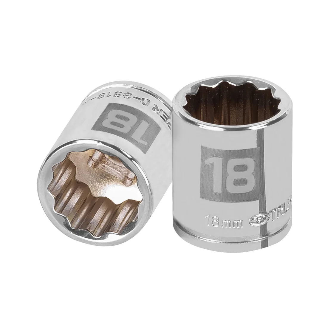 Dado de 18 mm, 12 puntas, cuadro 3/8', TRUPER