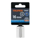 Dado de 16 mm, 6 puntas, cuadro 3/8', TRUPER 4