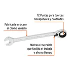 Llave combinada matraca reversible 14mmx188 mm largo, EXPERT 2