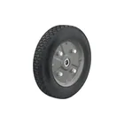 Rueda de hule sólido imponchable 10', doble balero, PRETUL 1