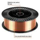 Caja 15 kg de microalambre sólido, con gas, .030', TRUPER 2
