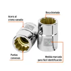 Dado de 15/16', 12 puntas, cuadro 3/4', TRUPER 2