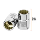 Dado de 15/16', 12 puntas, cuadro 3/4', TRUPER 3