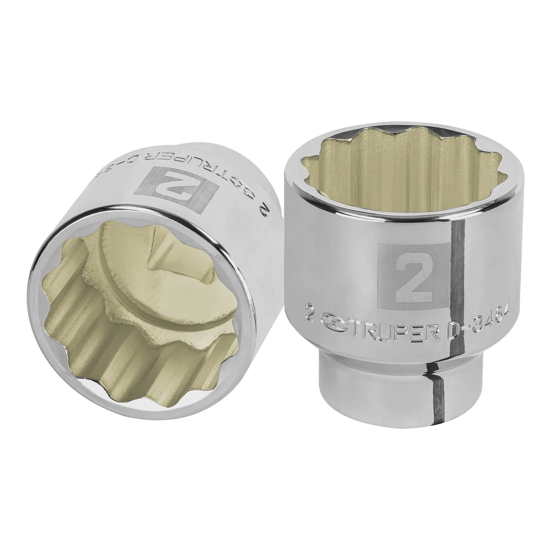 Dado de 2', 12 puntas, cuadro 3/4', TRUPER