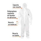 Overol desechable, talla CH, TRUPER 2