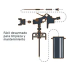 Pistola compacta p/retoque HVHP vaso alum, 1.5 mm, TRUPER 4