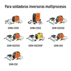 Antorcha TIG con conector 1/2' y conexión para gas, EXPERT 2
