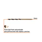 Broca HSS 2.5 mm Trugold para metal, TRUPER EXPERT 2